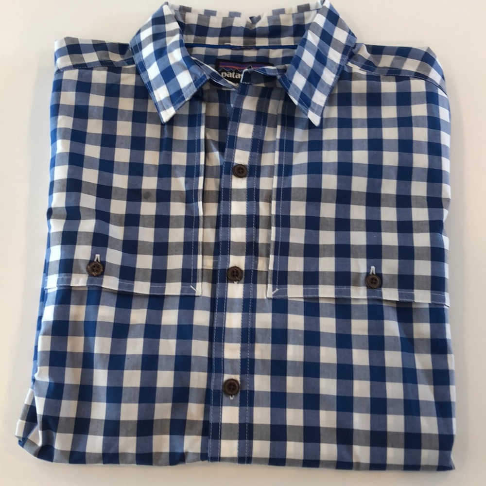 Men’s Patagonia Gingham Button-Down size L